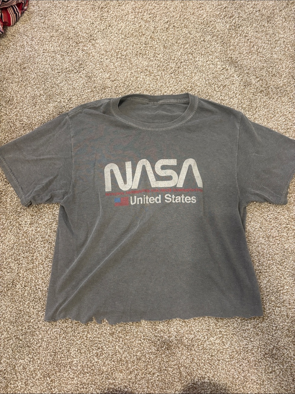 NASA United States Gray Graphic Tee